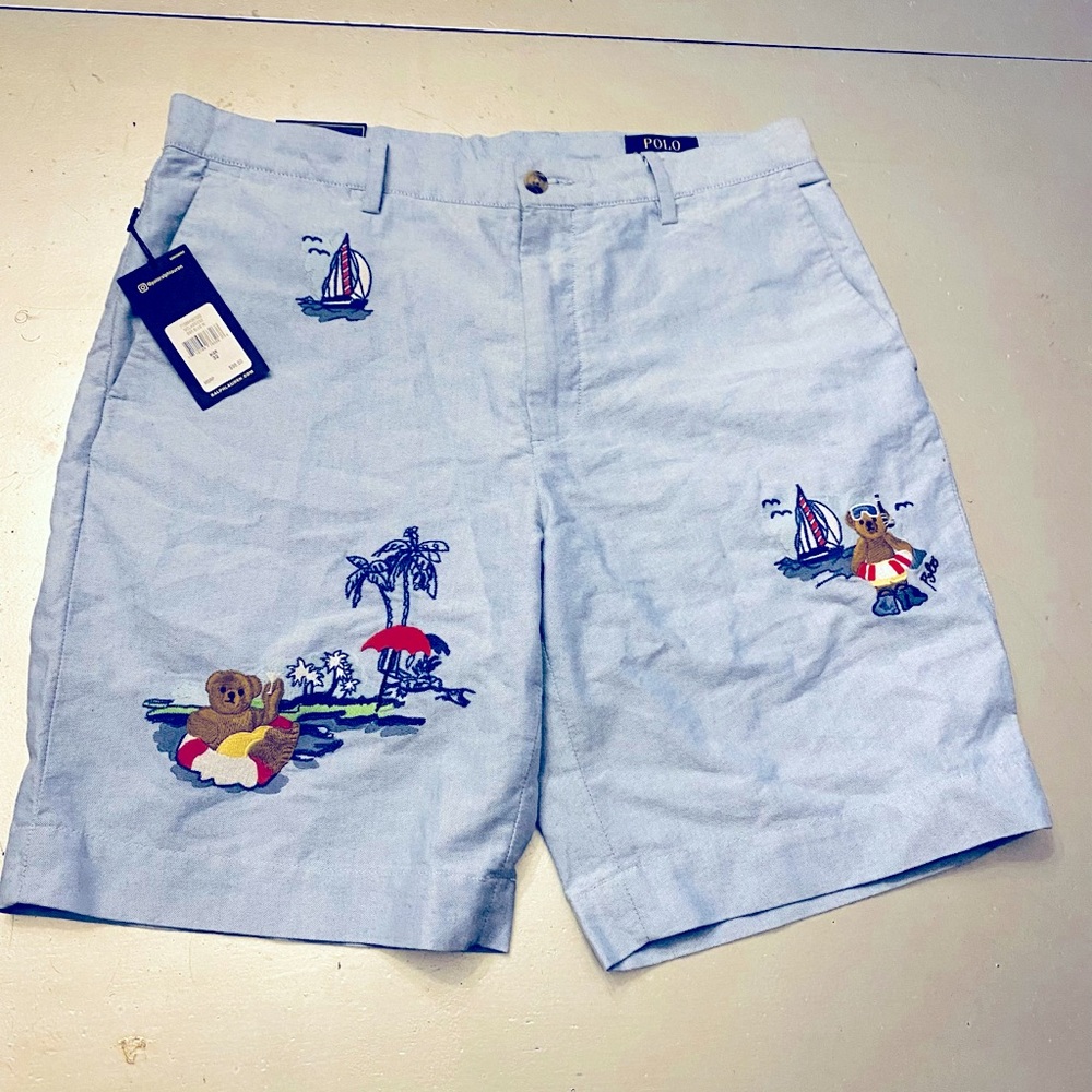 Polo Ralph Lauren beach 🏝 bear 🐻 shorts!